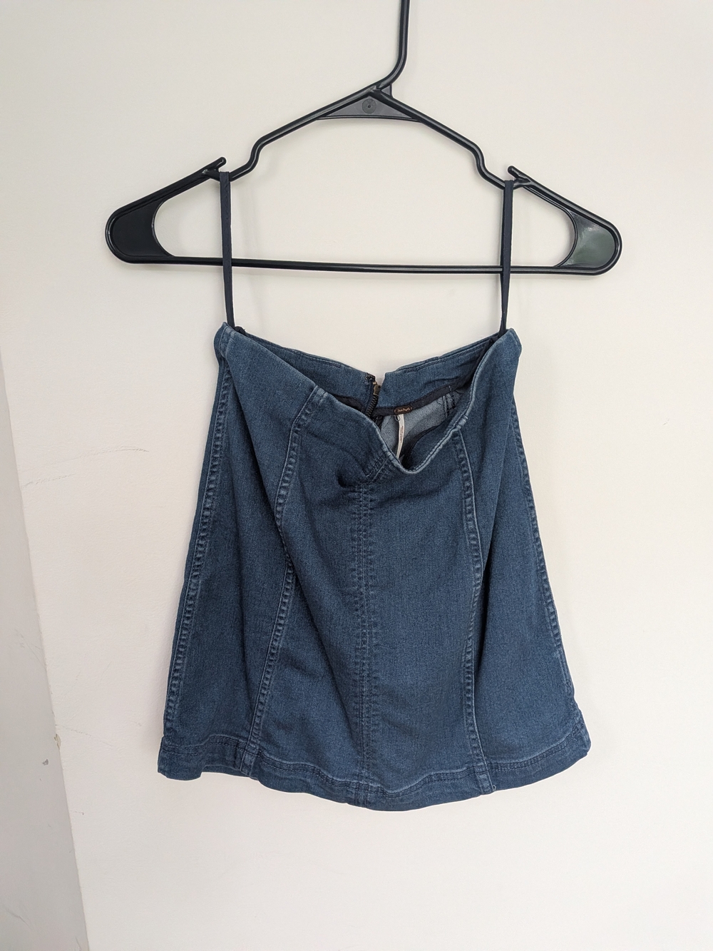 Free People Denim Mini Skirt - Blue